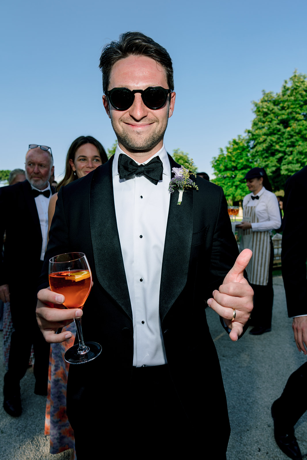 Opening-night celebration during a multi-day wedding in Provence